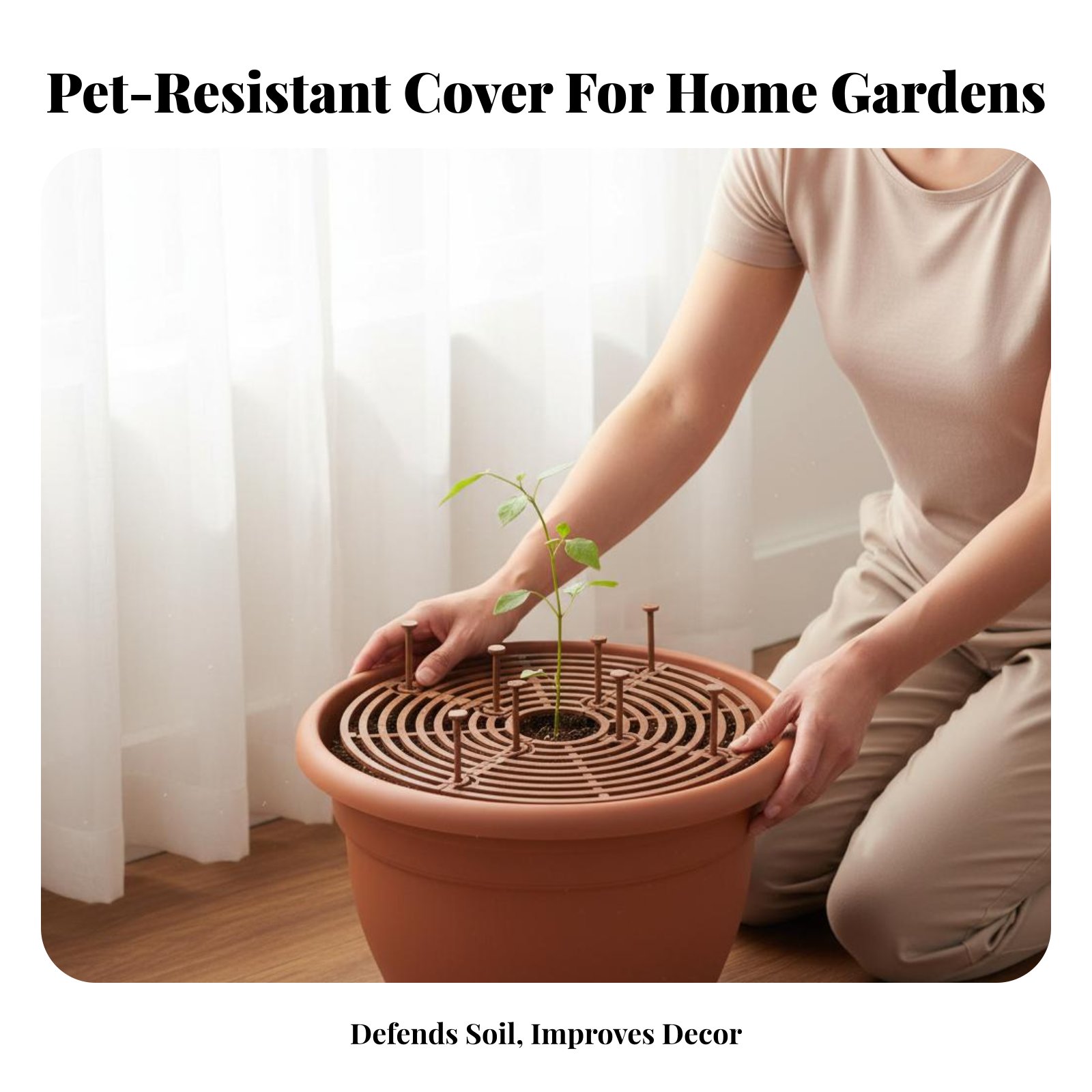 Pet Supplies In - Protecteur de sol pour pot de