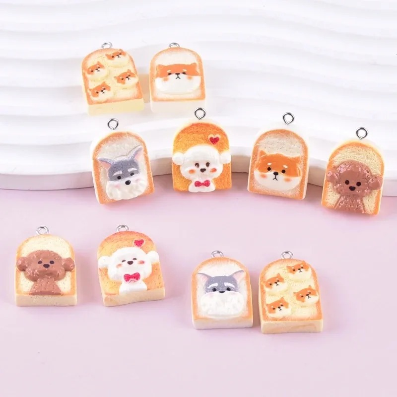 Pet Supplies In - 10 pendentifs en résine en forme