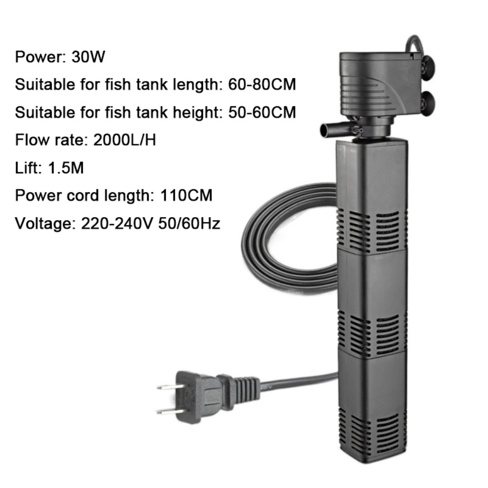 Fish Tank Filter Pump - Filtre de Filtration en plastique 3