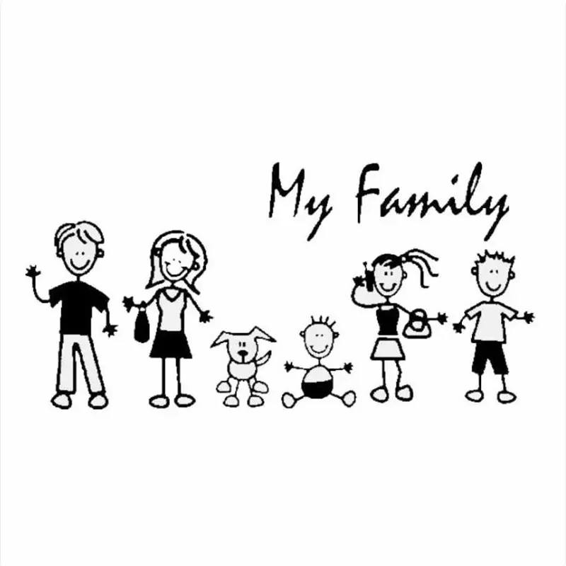 Autocollant de voiture famille - Pet Supplies In avis et prix