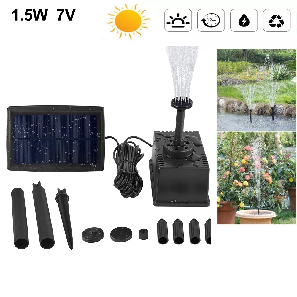 Pompe de fontaine solaire 1.5W - Fish Tank Filter Pump avis et prix